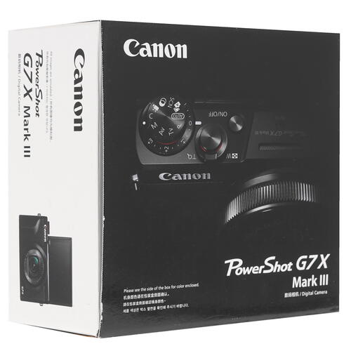 Купить Компактный фотоаппарат Canon PowerShot G7X Mark III черный  5069031. Характеристики, отзывы и цены в Донецке