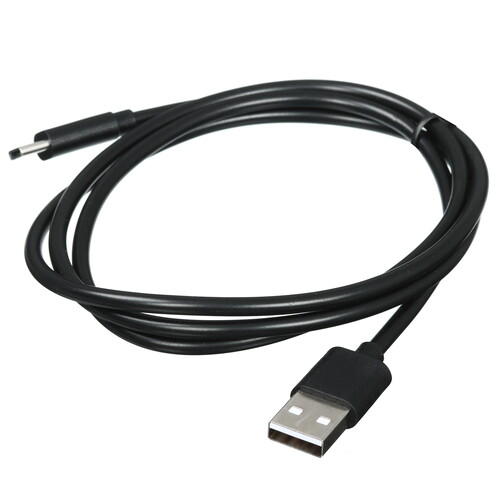 Купить Кабель круглый KingPrice USB Type-C - USB 2.0 Type-A черный 1 м  5608653. Характеристики, отзывы и цены в Донецке