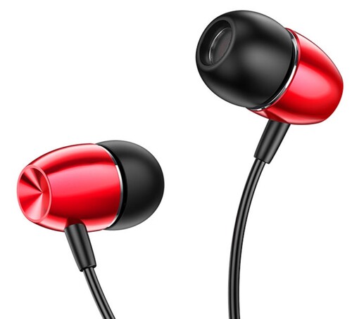 Купить Проводные наушники Borofone BM57 красный 2024  5465119. Характеристики, отзывы и цены в Донецке