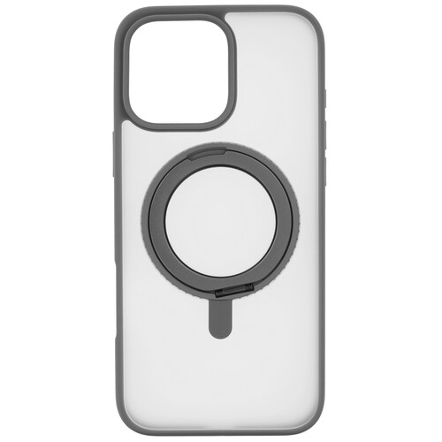 Купить Накладка  uBear Clip 360 Mag Case для Apple iPhone 16 Pro Max серый/прозрачный  5474405. Характеристики, отзывы и цены в Донецке