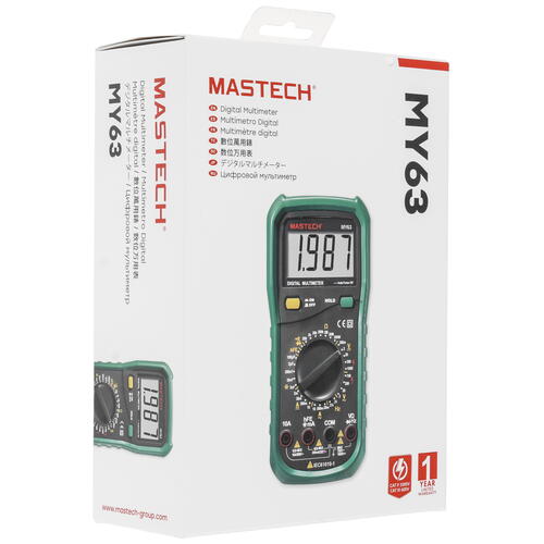 Купить Мультиметр Mastech MY63  1063810. Характеристики, отзывы и цены в Донецке