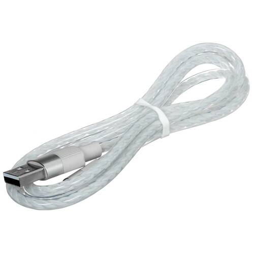 Купить Кабель круглый Hoco Lightning 8-pin - USB 2.0 Type-A белый 1 м  5459951. Характеристики, отзывы и цены в Донецке