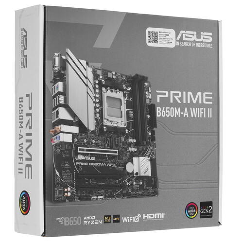Купить Материнская плата ASUS PRIME B650M-A WIFI II  5094783. Характеристики, отзывы и цены в Донецке