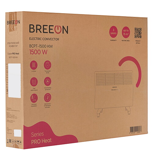 Купить Конвектор Breeon BCPT-1500 KM  9147831. Характеристики, отзывы и цены в Донецке