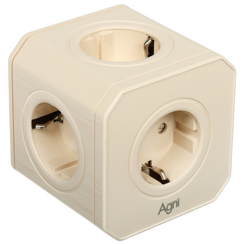 Купить Разветвитель AGNI TP-VE5E бежевый  9289380. Характеристики, отзывы и цены в Донецке