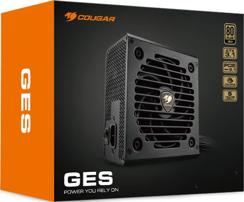 Купить Блок питания Cougar GES 750 [31GK075.6433P] черный  5454632. Характеристики, отзывы и цены в Донецке