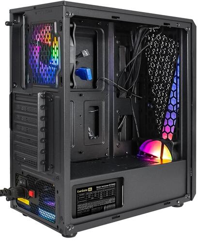 Купить Корпус ExeGate EVO-8225-EVO800 [EX296073RUS] черный  9101570. Характеристики, отзывы и цены в Донецке