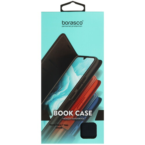 Купить Чехол-книжка  BoraSCO для Tecno POVA 7 Neo синий  5634858. Характеристики, отзывы и цены в Донецке