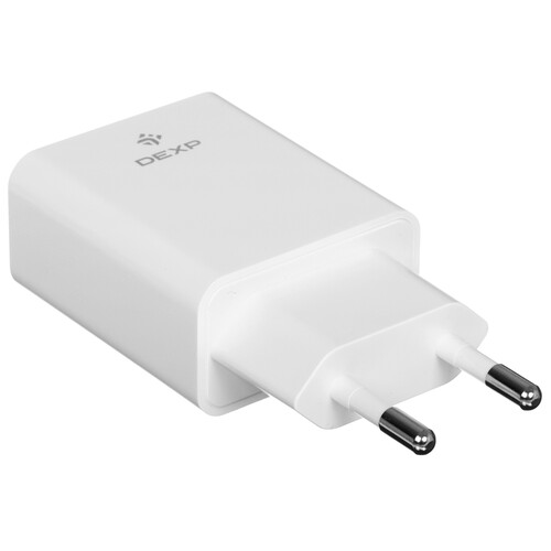 Купить Сетевое зарядное устройство DEXP IET25CD белый  9140149. Характеристики, отзывы и цены в Донецке