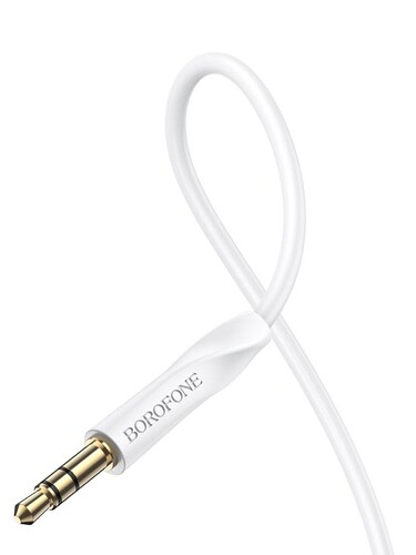 Купить Кабель   Borofone jack 3.5 мм - jack 3.5 мм белый  5474924. Характеристики, отзывы и цены в Донецке