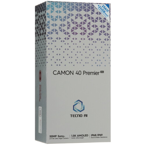 Купить 6.67" Смартфон Tecno CAMON 40 Premier 5G 256 ГБ серый  5623569. Характеристики, отзывы и цены в Донецке