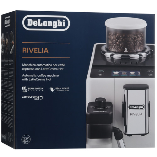 Купить Кофемашина автоматическая DeLonghi Rivelia EXAM440.55.G серый  9150441. Характеристики, отзывы и цены в Донецке