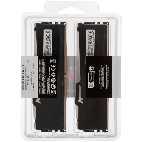 Купить Оперативная память Kingston FURY Beast Black RGB  5616537. Характеристики, отзывы и цены в Донецке