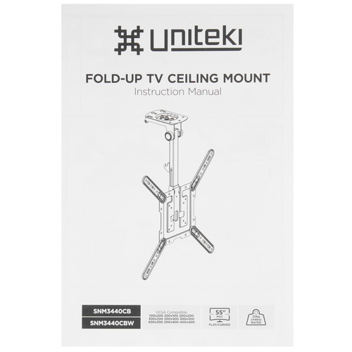 Купить Кронштейн для ТВ UNITEKI SNM3440CBW белый  9298836. Характеристики, отзывы и цены в Донецке