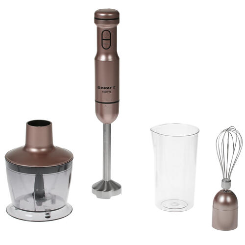 Купить Блендер погружной Kraft KF-HB1544GLRB розовый  5371090. Характеристики, отзывы и цены в Донецке