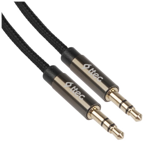 Купить Кабель   TTEC jack 3.5 мм - jack 3.5 мм черный  9157896. Характеристики, отзывы и цены в Донецке