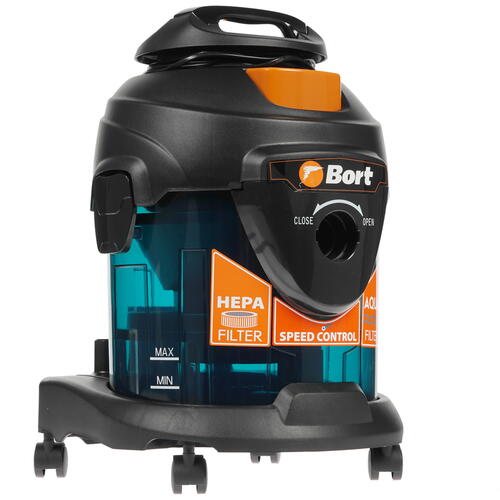 Купить Строительный пылесос  Bort BSS-1415-Aqua  8155605. Характеристики, отзывы и цены в Донецке
