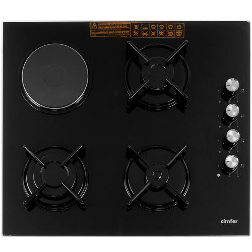 Купить Комбинированная варочная поверхность Simfer H60K32B516  8180947. Характеристики, отзывы и цены в Донецке