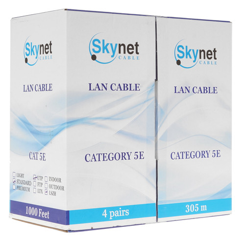 Купить Витая пара SkyNet Standart CSS-UTP-LSZH-4-CU  5452489. Характеристики, отзывы и цены в Донецке