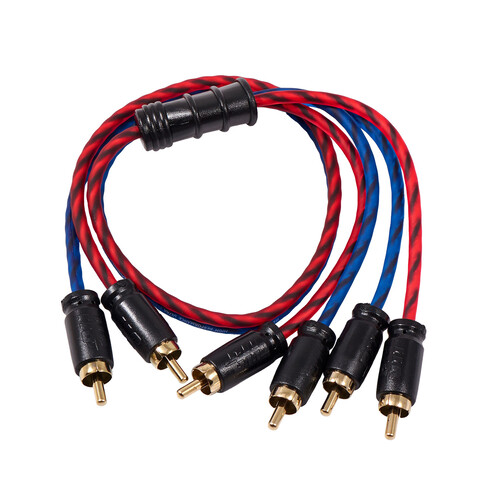 Купить Кабель   Kicx RCA x2 - RCA x4 красный  9103148. Характеристики, отзывы и цены в Донецке