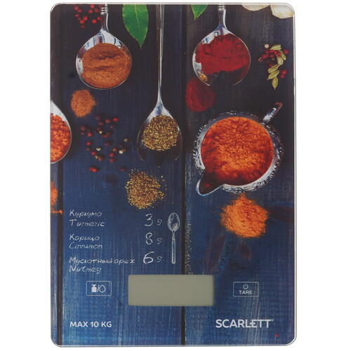 Купить Кухонные весы Scarlett SC-KS57P68 разноцветный  5354990. Характеристики, отзывы и цены в Донецке