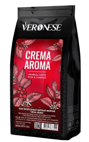 Купить Кофе молотый Veronese CREMA Aroma  5484930. Характеристики, отзывы и цены в Донецке