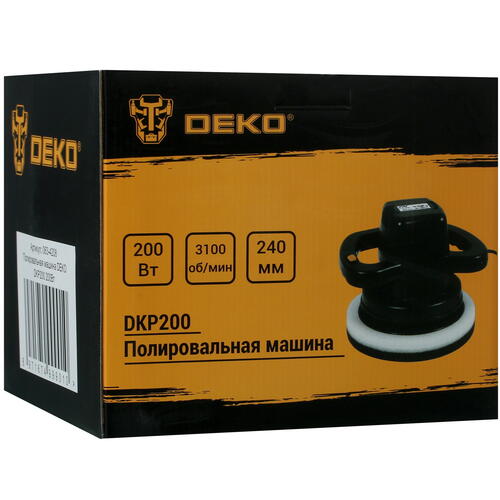 Купить Полировальная машина DEKO DKP200  9910787. Характеристики, отзывы и цены в Донецке