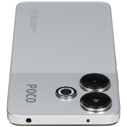 Купить 6.79" Смартфон POCO M6 128 ГБ серебристый  5457611. Характеристики, отзывы и цены в Донецке