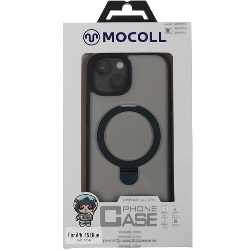 Купить Накладка  MOCOLL Ferris Wheel Series для Apple iPhone 15 голубой/прозрачный  5466704. Характеристики, отзывы и цены в Донецке