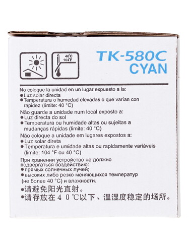 Купить Картридж лазерный Kyocera Mita TK-580C голубой, с чипом  0151026. Характеристики, отзывы и цены в Донецке