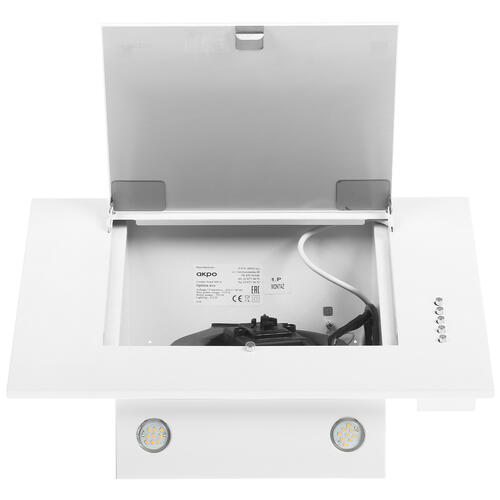 Купить Вытяжка наклонная Akpo WK-4 Optima eco белый/белый  1217278. Характеристики, отзывы и цены в Донецке