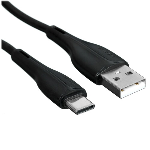 Купить Кабель круглый USAMS USB Type-C - USB 2.0 Type-A черный 1 м  5480386. Характеристики, отзывы и цены в Донецке