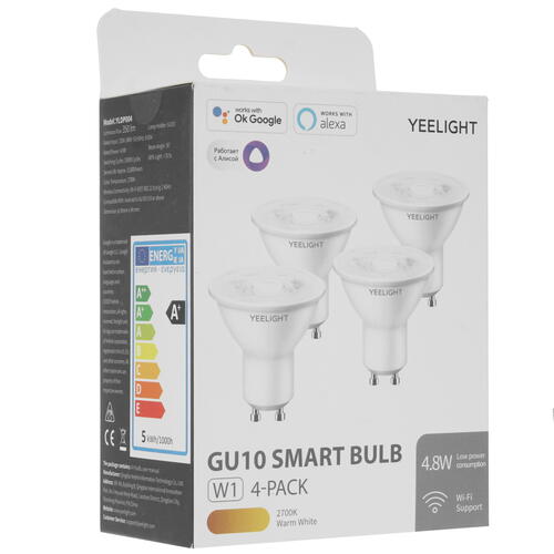 Купить Комплект умных светодиодных ламп Yeelight GU10 Smart bulb W1  5324260. Характеристики, отзывы и цены в Донецке