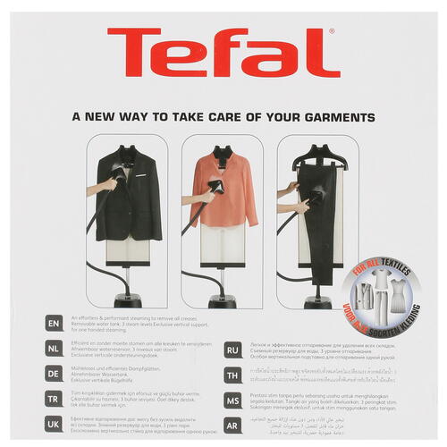 Купить Отпариватель Tefal Pro Style IT3440E0 черный  5423184. Характеристики, отзывы и цены в Донецке