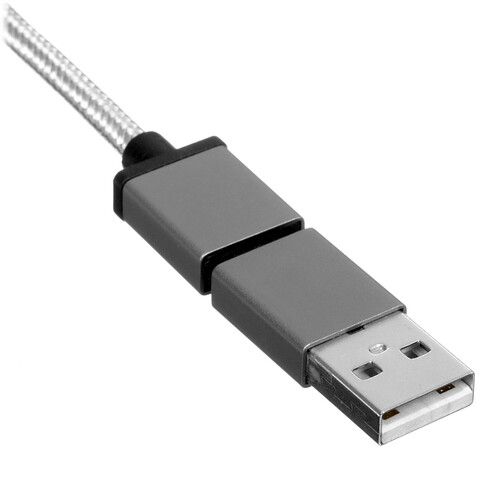 Купить Кабель круглый PERO USB Type-C - USB 2.0 Type-A, USB Type-C серый 1 м  5365834. Характеристики, отзывы и цены в Донецке