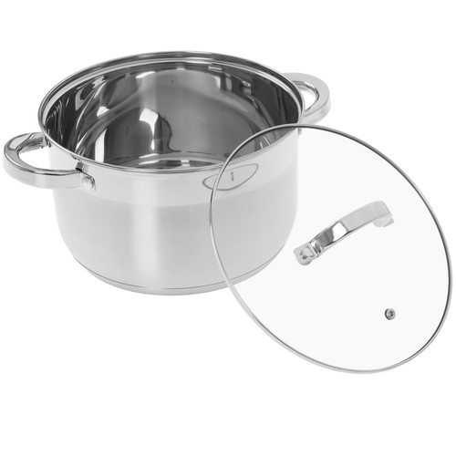 Купить Кастрюля Appetite Rondy SH07503 5 л 22 см серый  9294715. Характеристики, отзывы и цены в Донецке