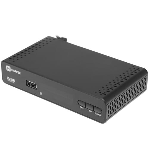 Купить Приставка для цифрового ТВ Harper HDT2-1513 черный  8107457. Характеристики, отзывы и цены в Донецке