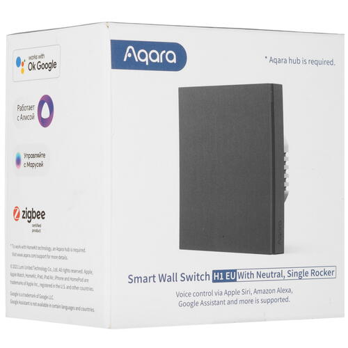 Купить Умный выключатель Aqara WS-EUK03  5465438. Характеристики, отзывы и цены в Донецке