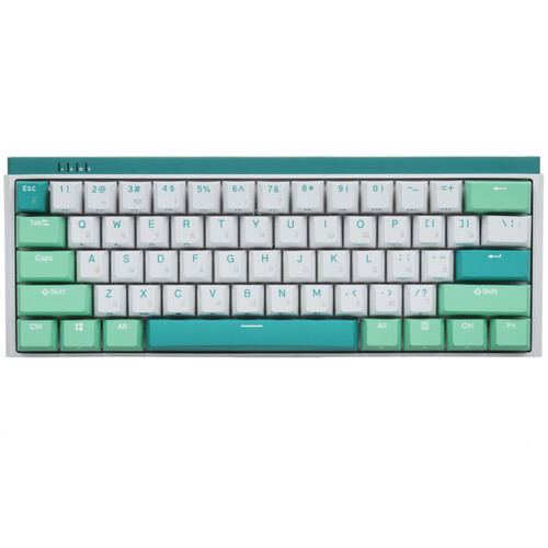Купить Клавиатура проводная + беспроводная Durgod K330w Plus Mint  5449870. Характеристики, отзывы и цены в Донецке
