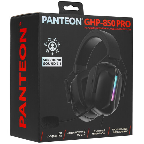 Купить Проводные наушники Panteon GHP-850 PRO черный 2023  9173732. Характеристики, отзывы и цены в Донецке