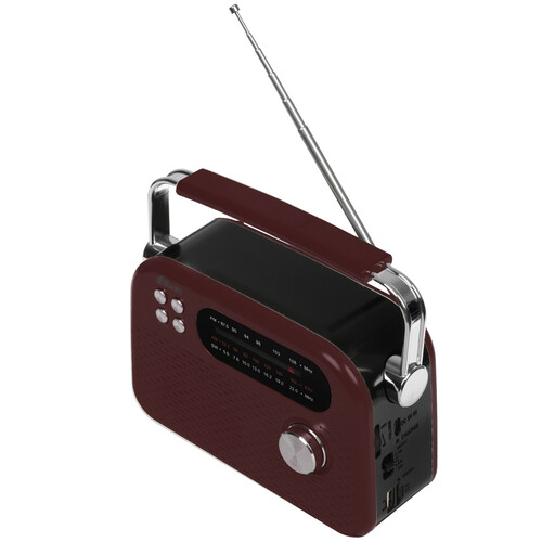 Купить Радиоприемник Ritmix RPR-045 коричневый  9282250. Характеристики, отзывы и цены в Донецке