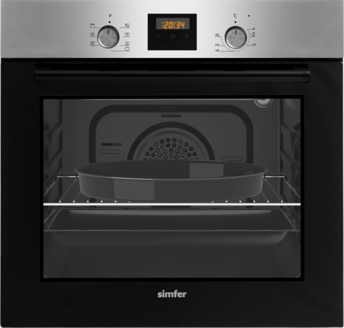 Купить Электрический духовой шкаф Simfer B6EM56024 серебристый  9125101. Характеристики, отзывы и цены в Донецке