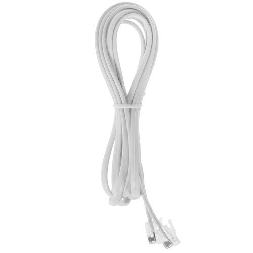 Купить Кабель телефонный Cablexpert [аппарат-розетка, 2 м, белый]  5494069. Характеристики, отзывы и цены в Донецке