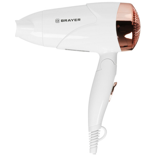 Купить Фен Brayer BR3026 белый/золотистый  9032624. Характеристики, отзывы и цены в Донецке