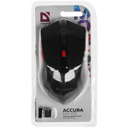 Купить Мышь беспроводная Defender Accura MM-275  1265217. Характеристики, отзывы и цены в Донецке