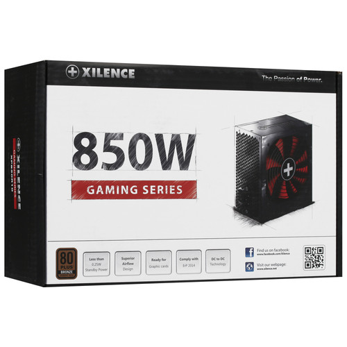 Купить Блок питания Xilence Gaming series XN240 850W [XP850R10] красный, черный  1681574. Характеристики, отзывы и цены в Донецке