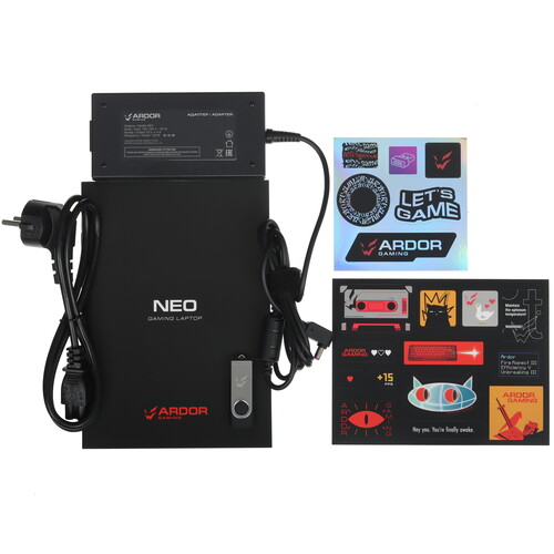Купить 17.3" Ноутбук ARDOR GAMING NEO N17-I5ND413 черный  9126964. Характеристики, отзывы и цены в Донецке