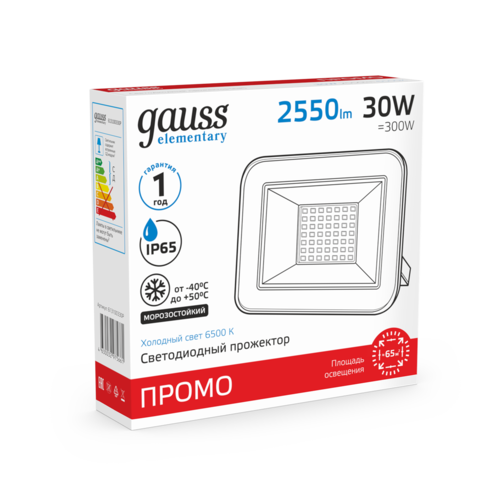 Купить Прожектор Gauss 613100330P  9126759. Характеристики, отзывы и цены в Донецке