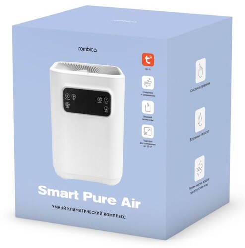 Купить Увлажнитель воздуха Rombica Smart Pure Air  9124895. Характеристики, отзывы и цены в Донецке