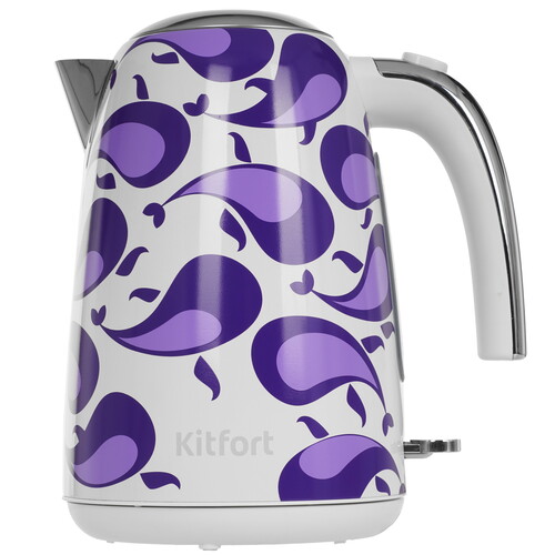 Купить Электрочайник Kitfort KT-6768 белый  9241131. Характеристики, отзывы и цены в Донецке
